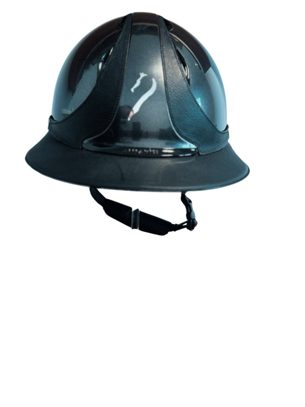 Helma Premium Glossy Eclipse šedá, čierne doplnky - Veľkosti Prilby - farba: M - 57 cm šedá