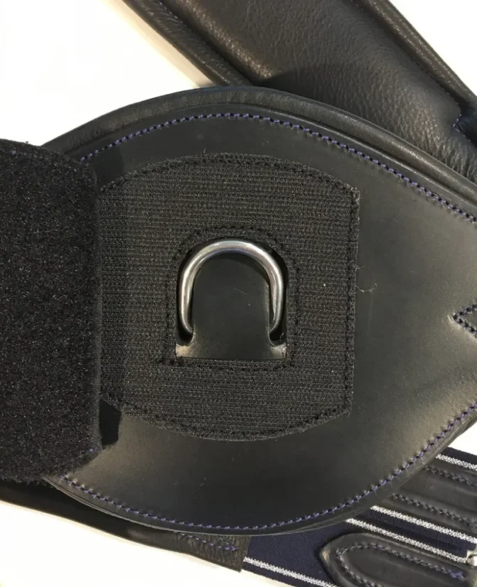 Passier Leather Girth with Wide Center - veľkosť: 145, Farba základná: Čierna