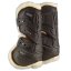 Stübben Hybrid Tendon Boots s umelým barančekom predné - Farba: Ebony, Veľkosť: Cob