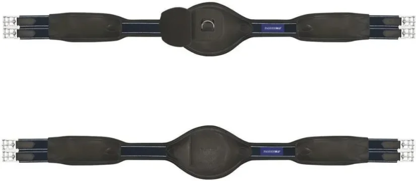 Passier Leather Girth with Wide Center - veľkosť: 145, Farba základná: Čierna