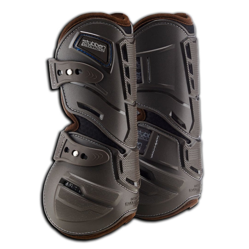 Stübben Hybrid Tendon Boots predné - Farba: Ebony, Veľkosť: Cob